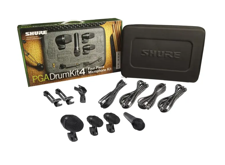 Shure PGADRUMKIT4 trommemikrofonsett med PGA52, 57, 2x 56 